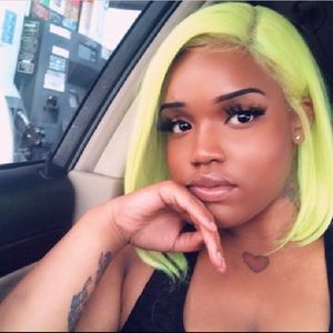 LIME GREEN COSPLAY WIG🌈💚